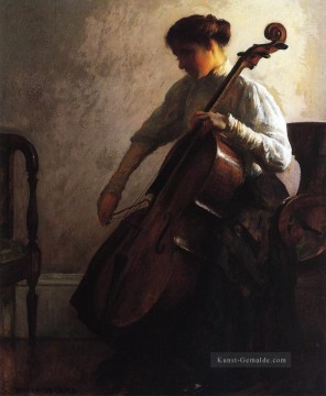 Der Cellist Tonalismus Maler Joseph DeCamp Ölgemälde